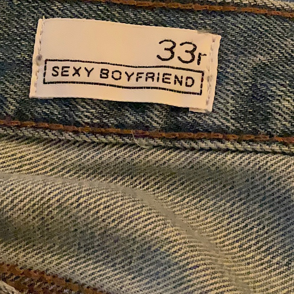 Gap 1969 Sexy Boyfriend Relaxed Size 33 Inseam 30” - Picture 5 of 8